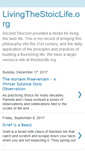 Mobile Screenshot of livingthestoiclife.org